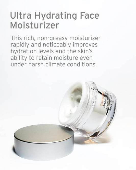 Kerstin Florian Rescue Creme | Hydrating Face Moisturizer for Dry Skin | Day & Night Cream to Boost Collagen & Elastin, Reduce Wrinkles | 1.7 fl oz