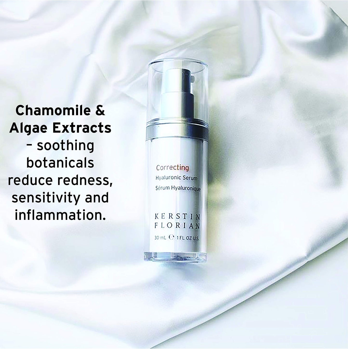 Kerstin Florian Hyaluronic Serum | Multi Vitamin Day Creme SPF 30 | Brightening Eye Creme Set | Complete Anti|Aging Set | Hydrating Skincare